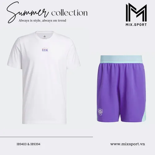BỘ ĐỒ XUÂN HÈ NAM BÓNG RỔ D.O.N. EXCELLENCE IB9403 & IB9394