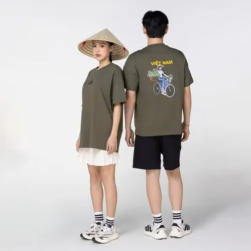 Áo thun Unisex Olive Em xinh VIỆT NAM