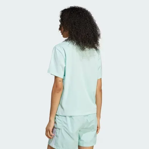 Áo Thun Nữ Boxy Ba Lá Adicolor JD3142-2XS
