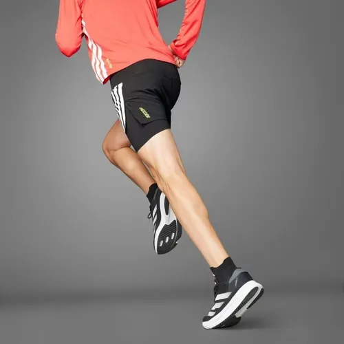 Quần short Nam chạy bộ 2 trong 1 Adizero Gel Pocket JD4202-S
