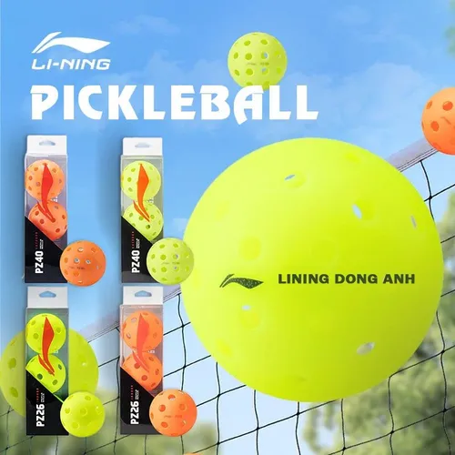 Hộp bóng Pickleball chính hãng Li-Ning ( loại 26 lỗ và 40 lỗ ) (Hộp 3 quả)