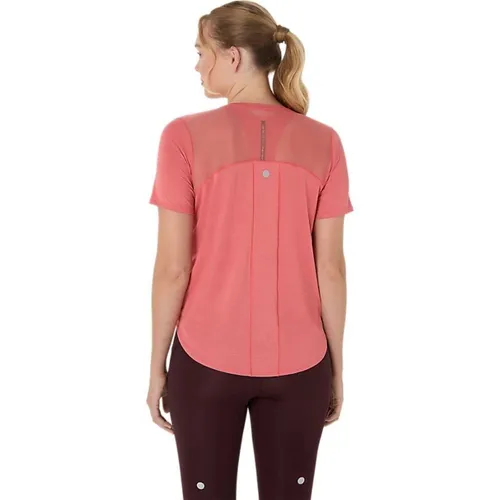 Áo T-shirt chạy bộ ASICS ROAD V-NECK SS TOP Nữ - 2012C985.700 2012C985.700-L