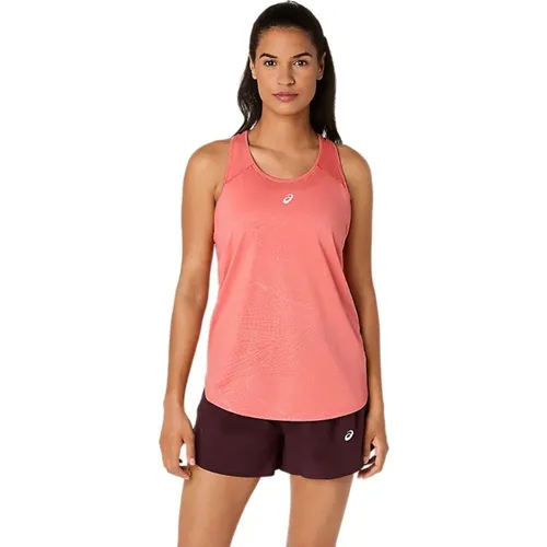 Áo Tank Top chạy bộ ASICS ROAD ALL OVER PRINT Nữ - 2012D071.701 2012D071.701-L