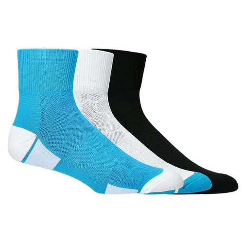 Tất ASICS Unisex Running Quarter 3P 3013B010.961 3013B010.961-S