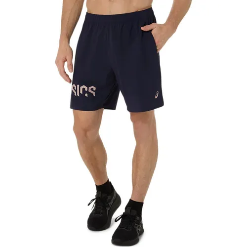 Quần short tập luyện ASICS HEX GRAPHIC WOVEN 7IN Nam - 2031E898.400 2031E898.400-XL