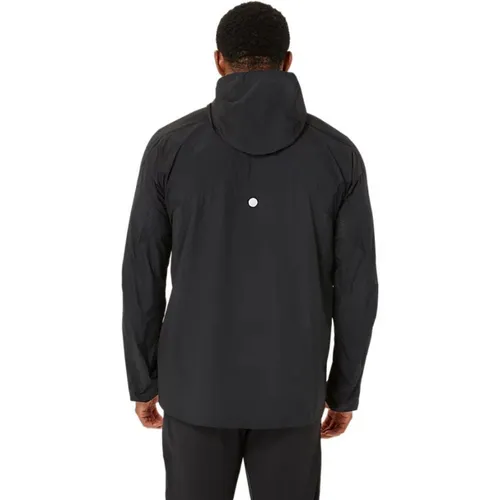 Áo khoác gió chạy bộ ASICS ROAD PACKABLE Nam - 2011D084.001 2011D084.001-S