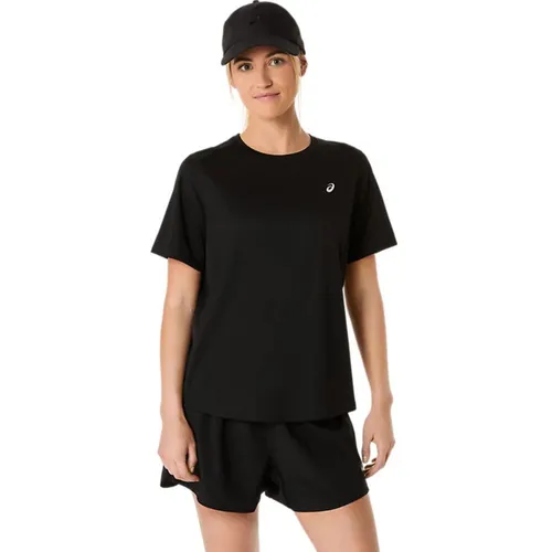Áo T-shirt chạy bộ ASICS SILVER SS TOP Nữ - 2012D144.001 2012D144.001-XL