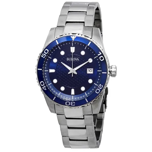 Đồng Hồ Nam Bulova Sport 98A194 Màu Bạc Xanh Dương