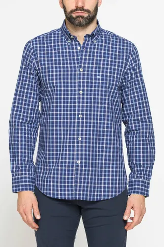 Áo Sơ Mi Dài Tay Nam Carrera Jeans 213A1230A_G179 Màu Kẻ Xanh Caro Size M