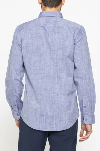 Áo Sơ Mi Dài Tay Nam Carrera Jeans Cotton 213A1240A_694 Màu Xanh Medieval L