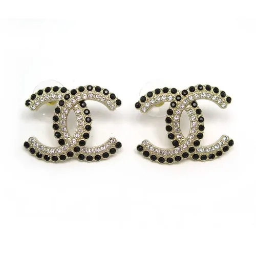 Khuyên Tai Nữ Chanel Studded Gold Earrings AB9144 B09007 Màu Vàng