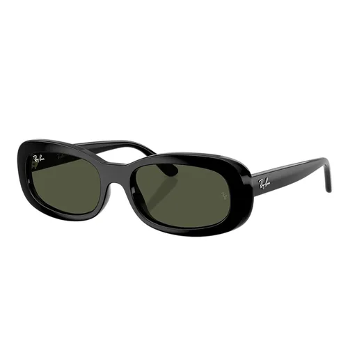 Kính Mát Unisex RayBan 0RB2221F 901/31 Black Green Sunglasses Màu Xanh Đen