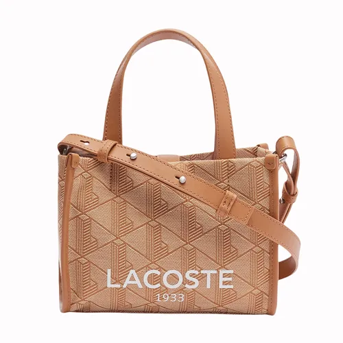 Túi Tote Nữ Lacoste Heritage Jacquard Mini NF4735HK N79 Màu Be