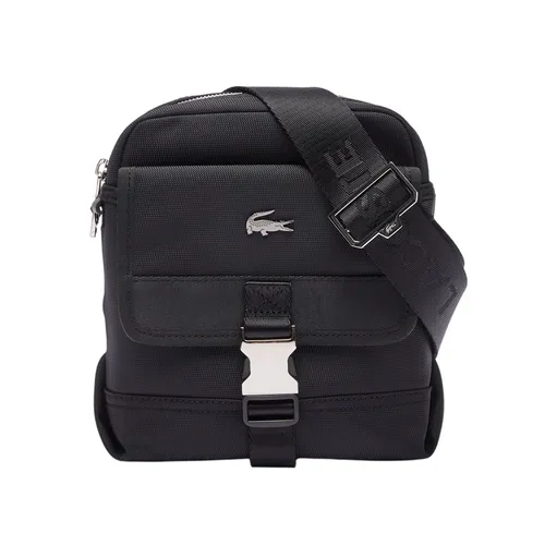 Túi Đeo Vai Nam Lacoste Men's Kome Shoulder Bag NH4594KO 000 Noir Màu Đen