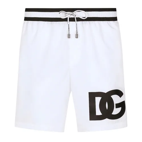 Quần Short Nam Dolce & Gabbana D&G M4C22T FUSFW Màu Trắng Size 3