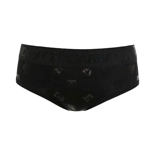 Quần Lót Nam Dolce & Gabbana D&G M3D47J FUECH Màu Đen Họa Tiết Size 3