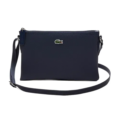 Túi Xách Nữ Lacoste L.12.12 Concept Flat Zipped Crossover Bag Màu Xanh Navy