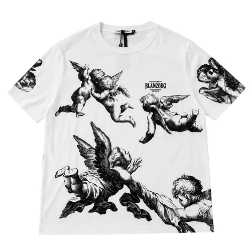 Áo Phông Nam Dolce & Gabbana D&G T-Shirt I8ANTM II7AL Màu Trắng Size XS