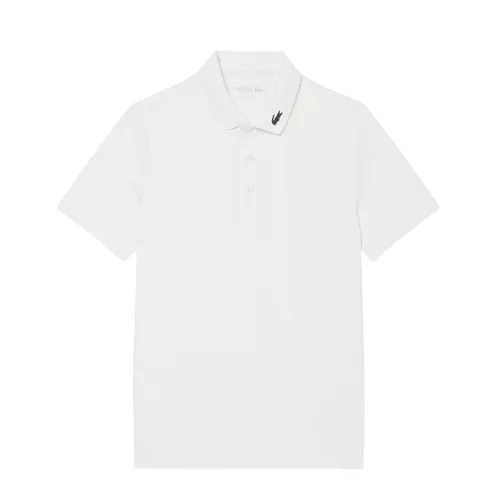 Áo Polo Nam Lacoste Regular Fit UV Protect Golf DH2341-001 White Màu Trắng Size 3