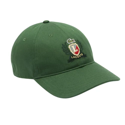 Mũ Lacoste Adjustable Embroidered Twill Cap RK9455 132 Màu Xanh Green