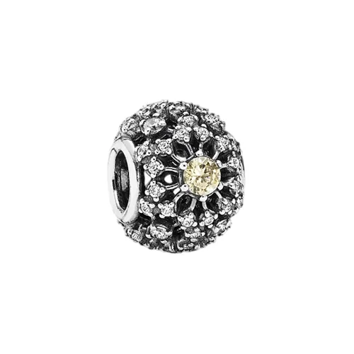 Hạt Vòng Charm Pandora Silver Bead Cubic Zirconia 791370CCZ Màu Bạc