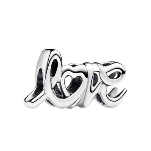 Hạt Vòng Charm Pandora Handwritten Love 793055C00 Màu Bạc