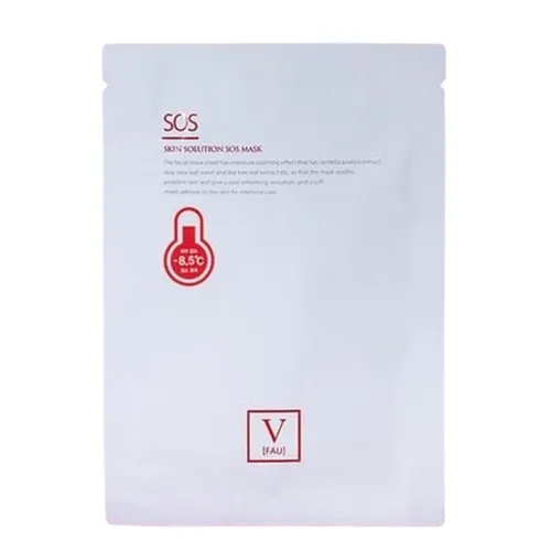 Mặt Nạ Fau Skin Solution SOS Mask Hỗ Trợ Phục Hồi Giảm Đỏ, Làm Dịu Da (Hộp 10 Miếng)