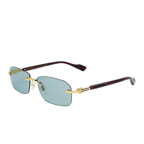 Kính Mát Nam Gucci Sunglasses GG1221S-003 Màu Xanh Lá Size 56