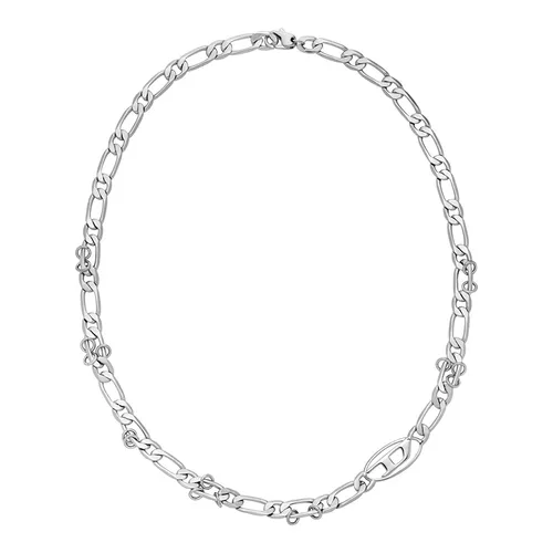 Dây Chuyền Uniex Diesel Stainless Steel and Brass Chain Necklace DX1600040 Màu Bạc