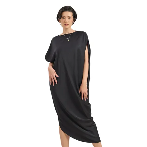Váy Lụa  Nữ F2 Fashion & Freedom The Girl In Vogue D745-D-S-0823 Màu Đen Size S