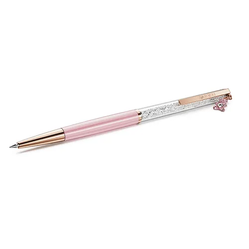 Bút Ký Swarovski Crystalline Ballpoint Pen Teddy Pink, Pink Lacquered, Rose Gold-Tone Plated 5744955 Màu Hồng