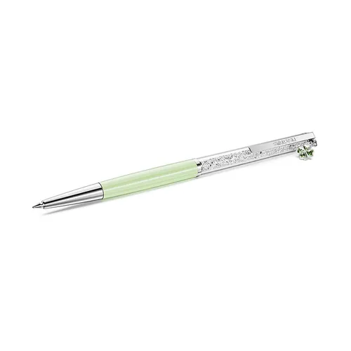 Bút Ký Swarovski Crystalline Ballpoint Pen Clover, Green, Green Lacquered, Chrome Plated 5732973 Màu Xanh Green