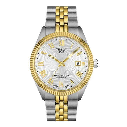 Đồng Hồ Nam Tissot Ballade Powermatic 80 COSC Watch T156.408.22.033.00 Màu Vàng/Bạc