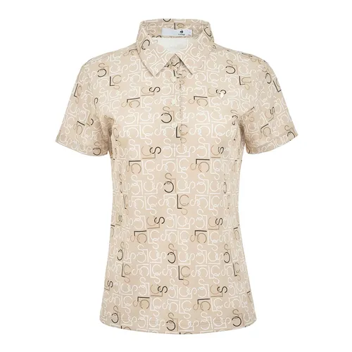 Áo Polo Nữ Le Coq Sportif LG6SHS01LV-BG00 Màu Be Size S