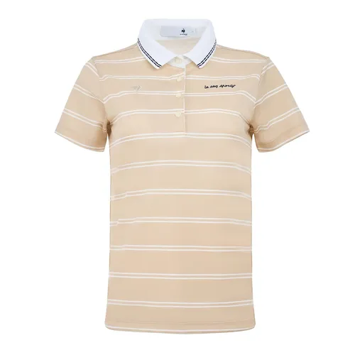 Áo Polo Nữ Le Coq Sportif LG6SHS00LV-BG00 Màu Be Size S