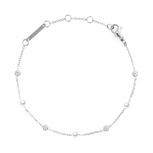 Vòng Đeo Tay Daniel Wellington Pearl Bracelet Silver DW00401951 Màu Bạc