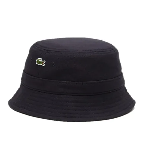 Mũ Lacoste Organic Cotton Bucket Hat RK2056 HDE Màu Xanh Đen