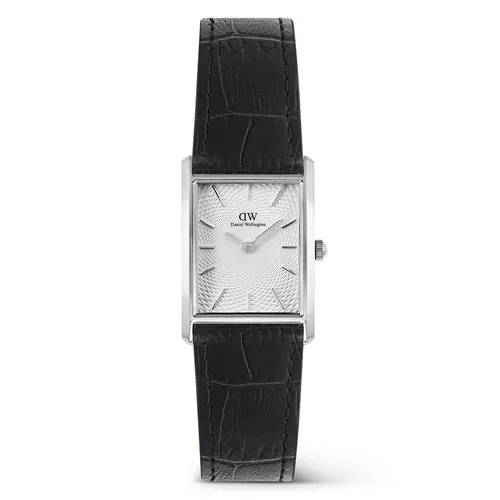 Đồng Hồ Daniel Wellington Bound Black Crocodile Guilloché Silver DW00100898 Màu Bạc Đen