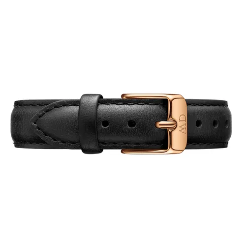 Dây Đồng Hồ Đeo Tay Daniel Wellington Sheffield Strap Rose Gold DW00200228 16mm Màu Đen