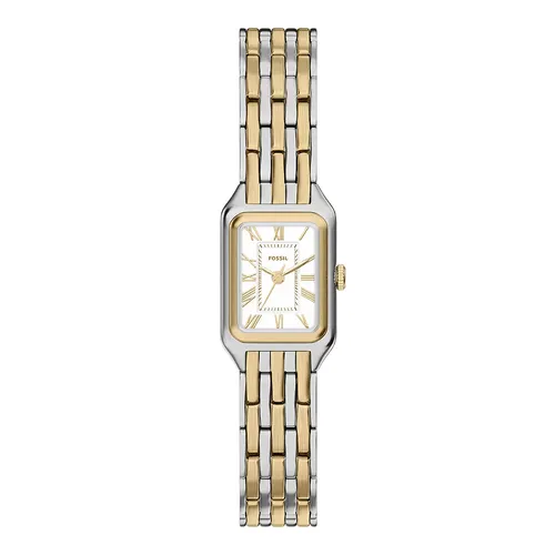 Đồng Hồ Nữ Fossil Raquel Mini Three Hand Two Tone Stainless Steel Watch ES5468 Màu Vàng - Bạc
