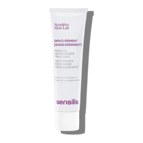 Kem Dưỡng Ban Đêm Hỗ Trợ Tái Tạo Và Giảm Nám Sensilis Sensitive Skin Lab D-Pigment [AHA 10 Overnight] 30ml