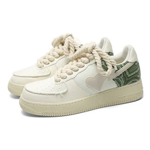 Giày Sneaker Unisex Cat & Sofa Green Milk AC197 Màu Trắng Xanh&nbsp;Size 41