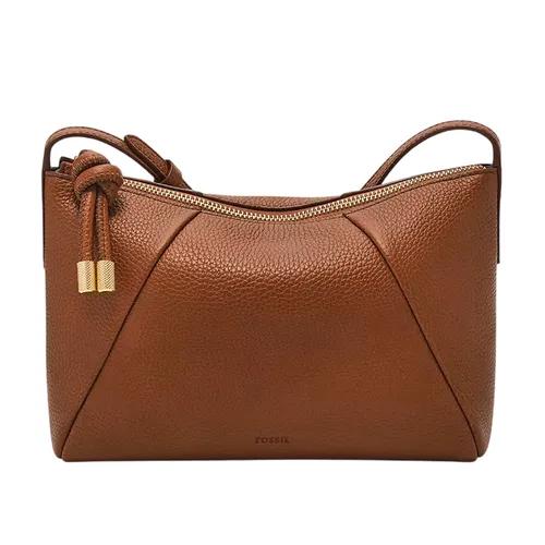Túi Đeo Chéo Nữ Fossil Willa Leather Small Crossbody Bag ZB11172200 Màu Nâu