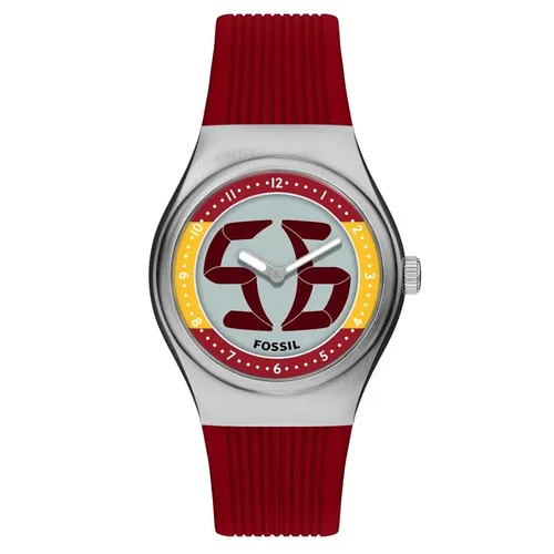 Đồng Hồ Unisex Fossil Archival Big Tic World Cup 40mm LE1242 Màu Đỏ