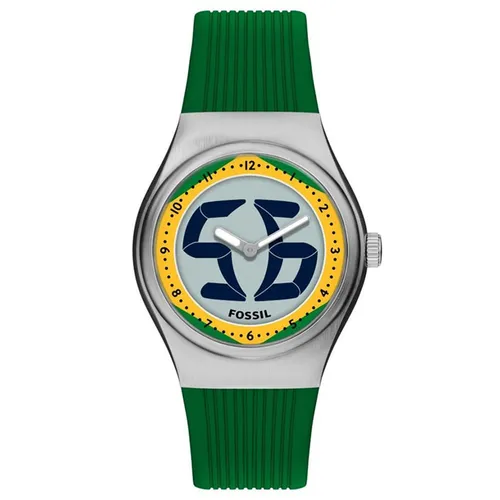 Đồng Hồ Unisex Fossil Archival Big Tic World Cup 40mm LE1243 Màu Xanh Lá
