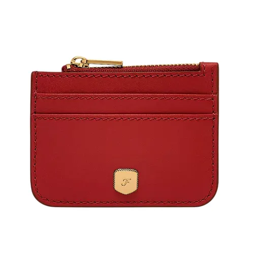 Ví Nữ Fossil Lennox Zip Card Case SL10078611 Màu Đỏ