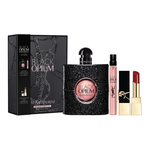 Set Nước Hoa Yves Saint Laurent YSL Black Opium Set 3 Món