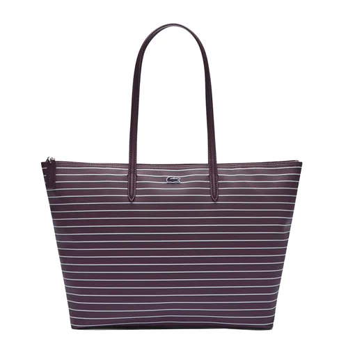 Túi Tote Nữ Lacoste Large Striped L.12.12 Concept NF5132SJ R48 Màu Tím