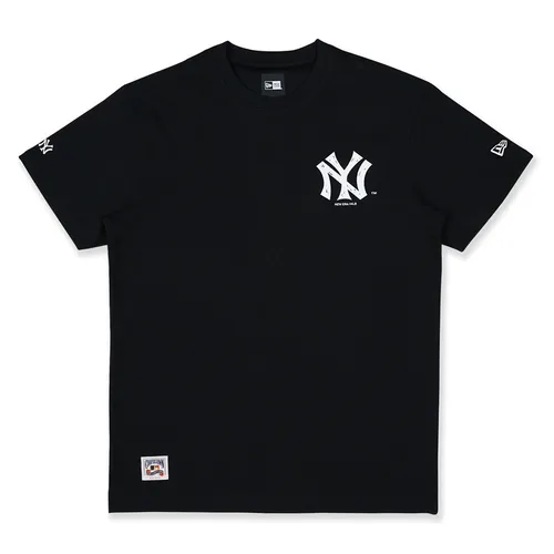 Áo Phông New Era x MLB NY Classic Print Tee Tshirt Màu Đen Size S