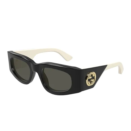 Kính Mát Gucci Sunglasses GG1664S 001 Màu Đen/Xám